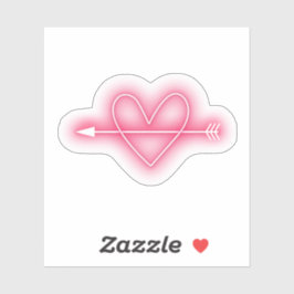 Neonhjärta Klistermärken