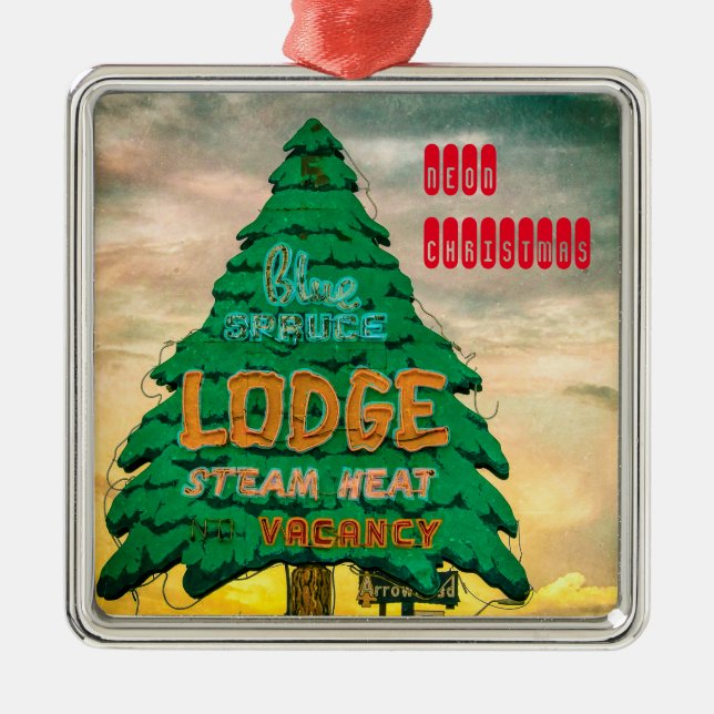 Neonjulgranprydnad Julgransprydnad Metall (Framsidan)
