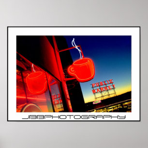 neonkaffekopp poster