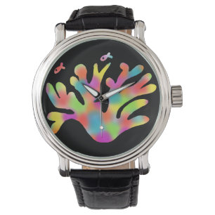 Neonkorall armbandsur