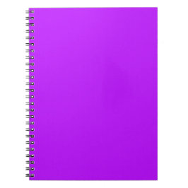 Neonlila enfärgad minimalistisk anteckningsbok