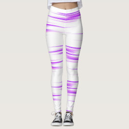 Neonlila rörelse sömlöst mönster leggings