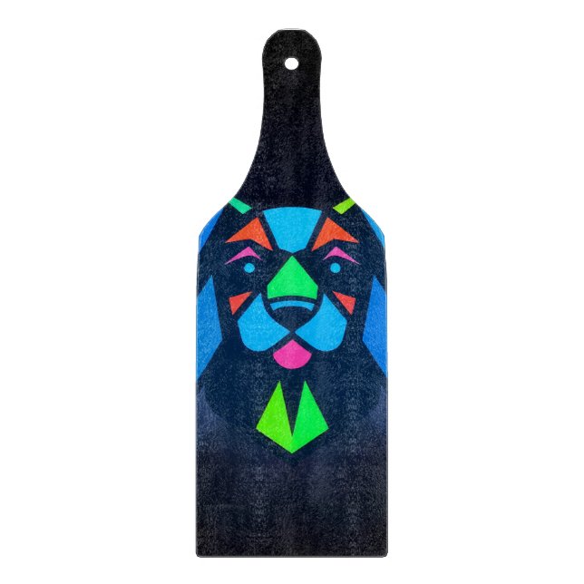 Neonljus blå hund (Framsidan)