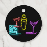 Neonljus Färgglada Drinkar 21-årsdag