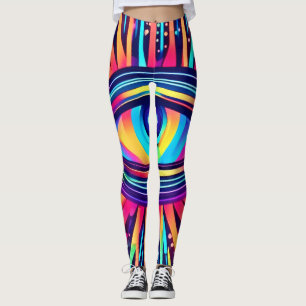 Neonöga av kosmos leggings