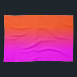 Neonorangen och shock rosa Ombre skuggar färg Kökshandduk<br><div class="desc">Neonorangen och shock rosa Ombre skuggar färg bleknar. Ombre skuggar går från shock rosa som är suddiga in i neonorangen i denna solnedgångpalett neon orangen som hoas, rosan, ombre, skuggar, färgar, bleknar, tenderar, ljust, fluorescerande, highlighter, skolar, ungar, roligt, dormen, dekor, tonar, ljusa neonrosor, ljusa rosor, neonorangen, shock rosa, ombre skuggar,...</div>