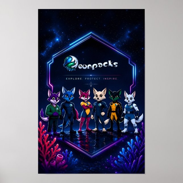 Neonpacks affisch (Framsidan)