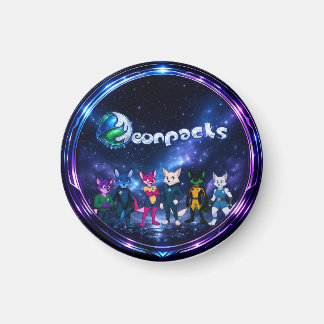 Neonpacks (cirkulär design) magnet