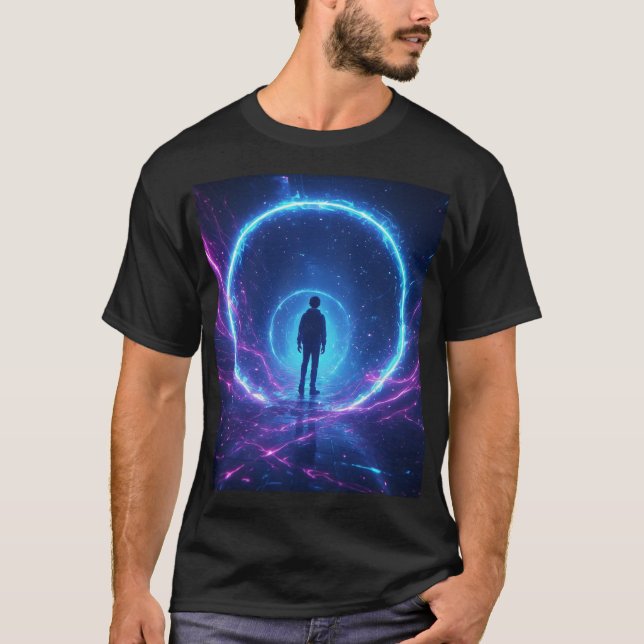 Neonportalflykt T Shirt (Framsida)