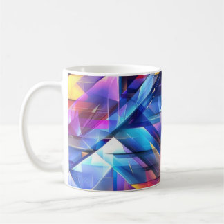 Neonprisma Abstrakt Kaffemugg
