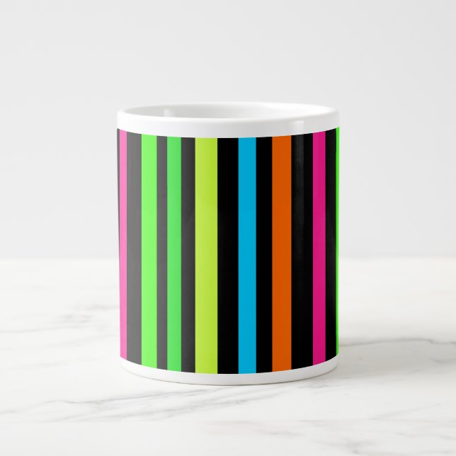 Neonränder Jumbo Mugg (Framsidan)