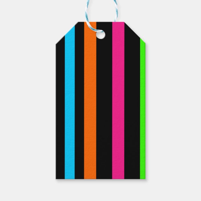 Neonränder Presentetikett (Framsidan)