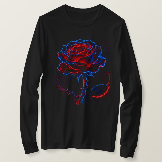 Neonros Damtröja T Shirt (Design framsida)