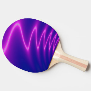 Neonrosablixt Pingisracket