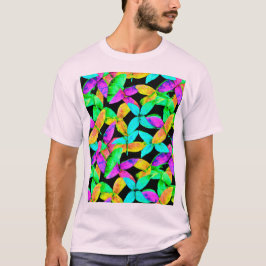 Neonscape Löv Mönster T Shirt