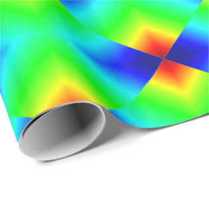 NeonShapar på grönt Presentpapper