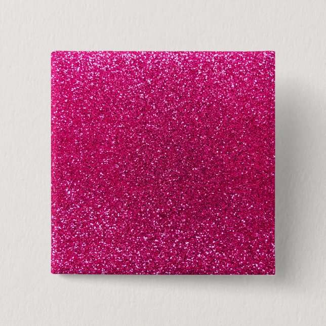 Neonshock rosaglitter knapp (Framsida)