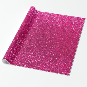 Neonshock rosaglitter presentpapper