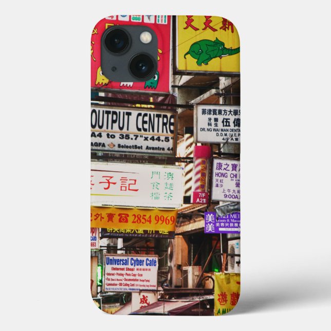 Neonskyltar på Hongkongs ggator (Baksida)