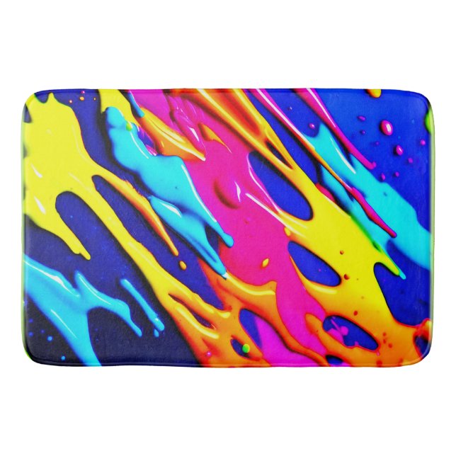 Neonstänkdesign Badrumsmatta (Framsidan)