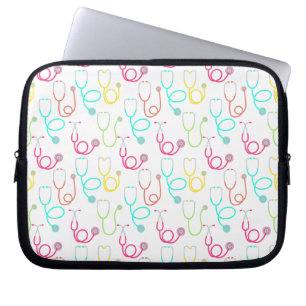 Neonstetoskopmönster Laptop Fodral