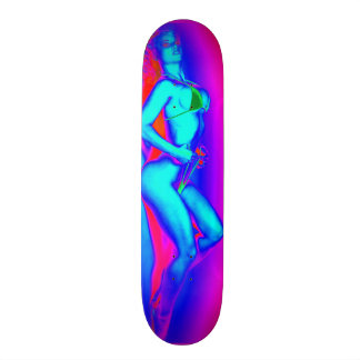 Neonstrandbikini Skateboard Bräda 21,5 Cm