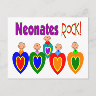 Neontal Nurse ger "Neonates STEN!" Vykort