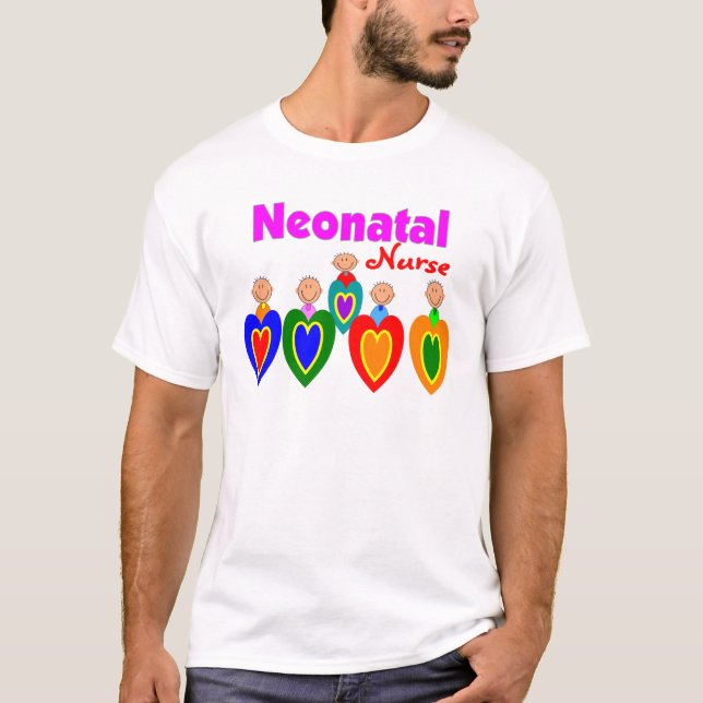 Neontal sjuksköterska--Förtjusande babydiagram Tee Shirt (Framsida)