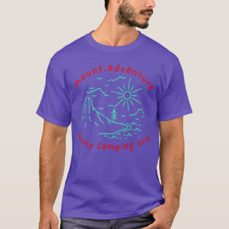 NeonThemed En campingäventyr retro T Shirt