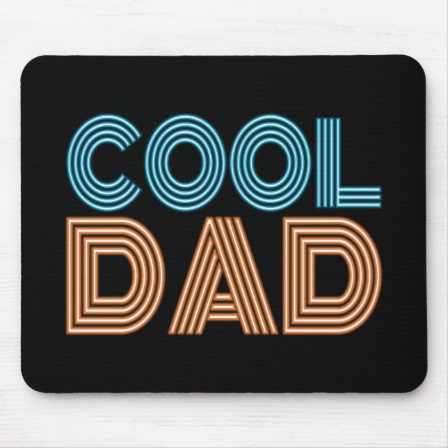 Neontypografi coola Pappa Fars dag | Musmatta (Framsidan)
