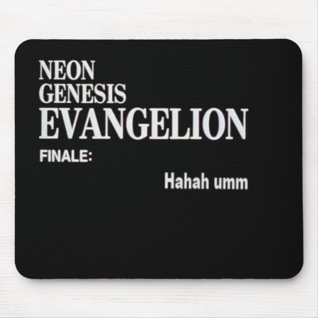 Neonuppkomst: Evangelion mousepad Musmatta (Framsidan)