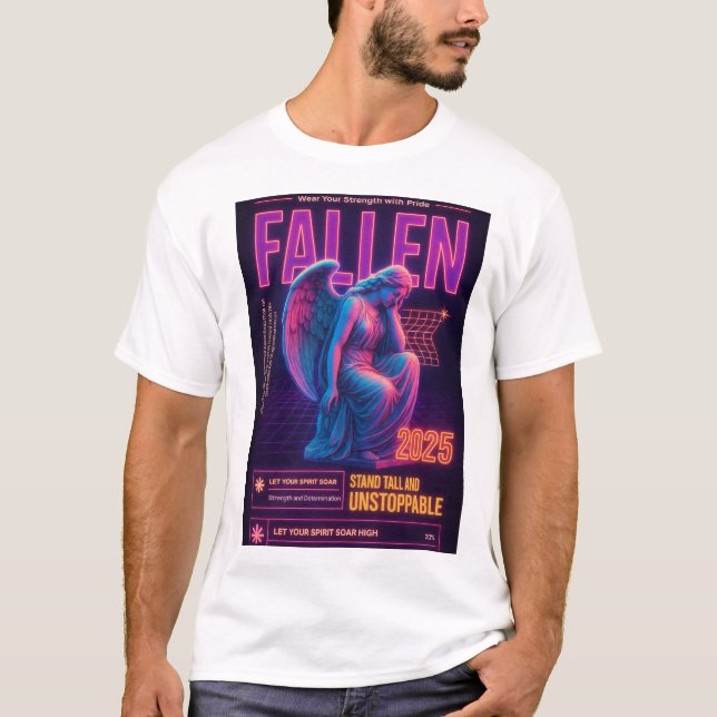 Neonvingar: Återfödelsen av styrka T Shirt (Framsida)