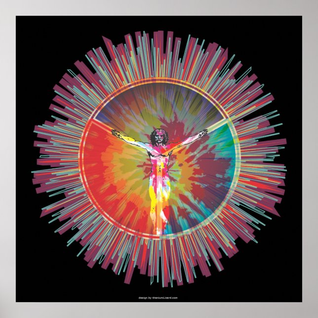 neoPeace Digital Doodle - Skriv ut Poster (Framsidan)