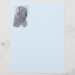 Neopolitan Mastiff Painting - Original Hund Art