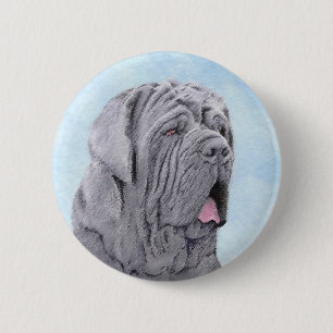 Neopolitan Mastiff Painting - Original Hund Art Knapp