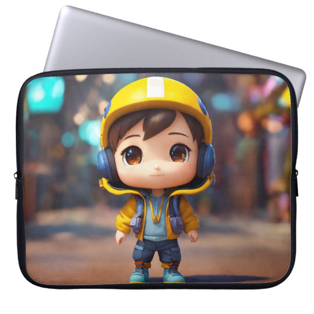 Neopren Bag för bärbara datorer Laptop Fodral (Framsidan)