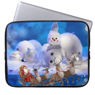 Neopren jul laptopfodral 15 tum, Tomte Laptop Fodral