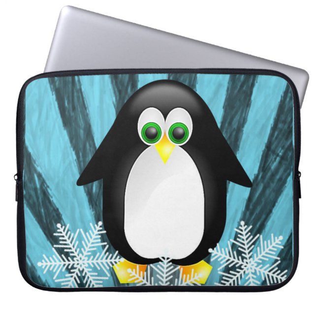 Neoprene jul Laptop sleeve 15 tum, Penguin (Framsidan)