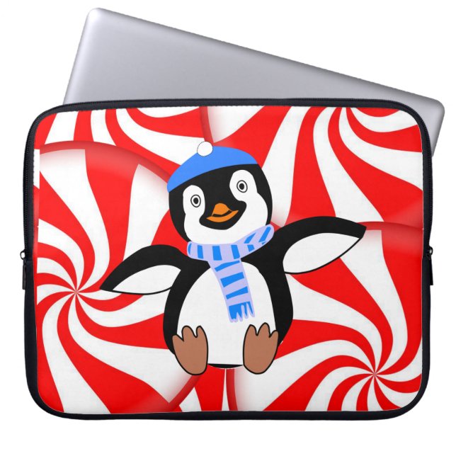 Neoprene jul Laptop sleeve 15 tum, Penguin (Framsidan)