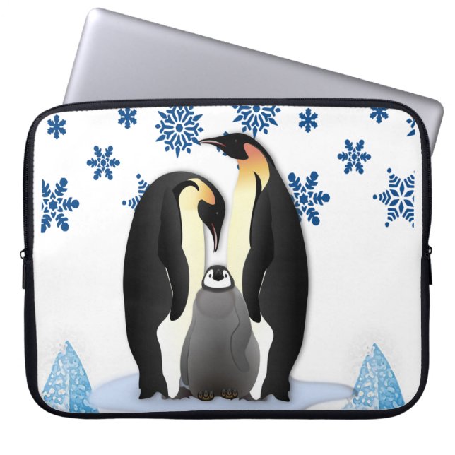 Neoprene jul Laptop sleeve 15 tum, Penguin (Framsidan)