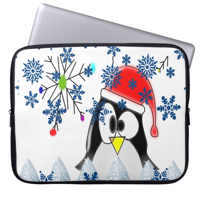 Neoprene jul Laptop sleeve 15 tum, Penguin (Framsidan)