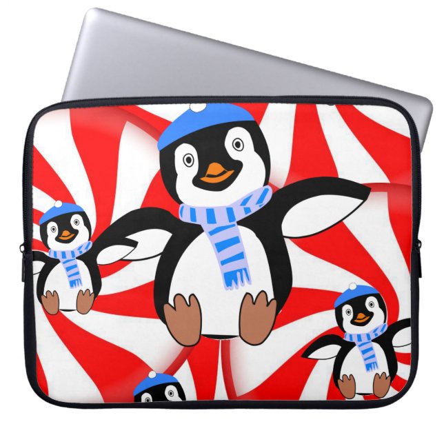 Neoprene jul Laptop sleeve 15 tum, Penguin (Framsidan)