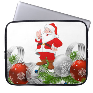 Neoprene jul Laptop sleeve 15 tum, Santa