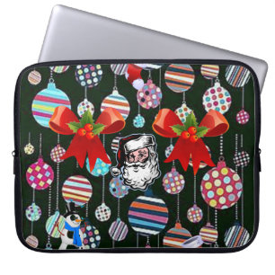 Neoprene jul Laptop sleeve 15 tum, Santa