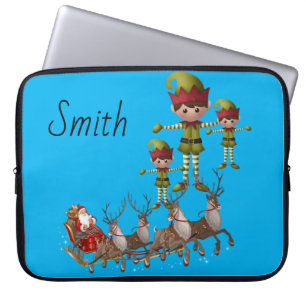 Neoprene jul Laptop sleeve 15 tum, Santa