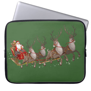 Neoprene jul Laptop sleeve 15 tum, Santa