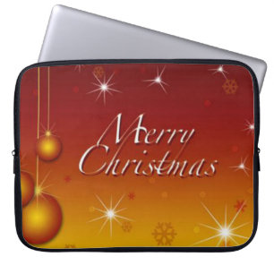 Neoprene jul Laptop sleeve 15 tum, Snögubbe