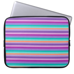 Neoprene Laptop sleeve 15-tums Lila Linjer