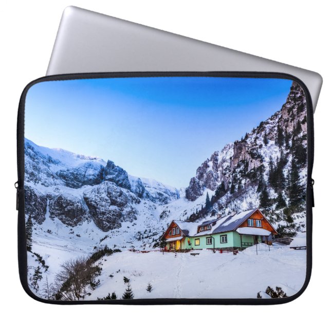 Neoprene Laptop sleeve 15 tums Malaiesti Bucegi (Framsidan)