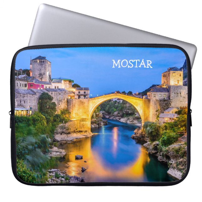 Neoprene Laptop sleeve 15 tums Mostar (Framsidan)